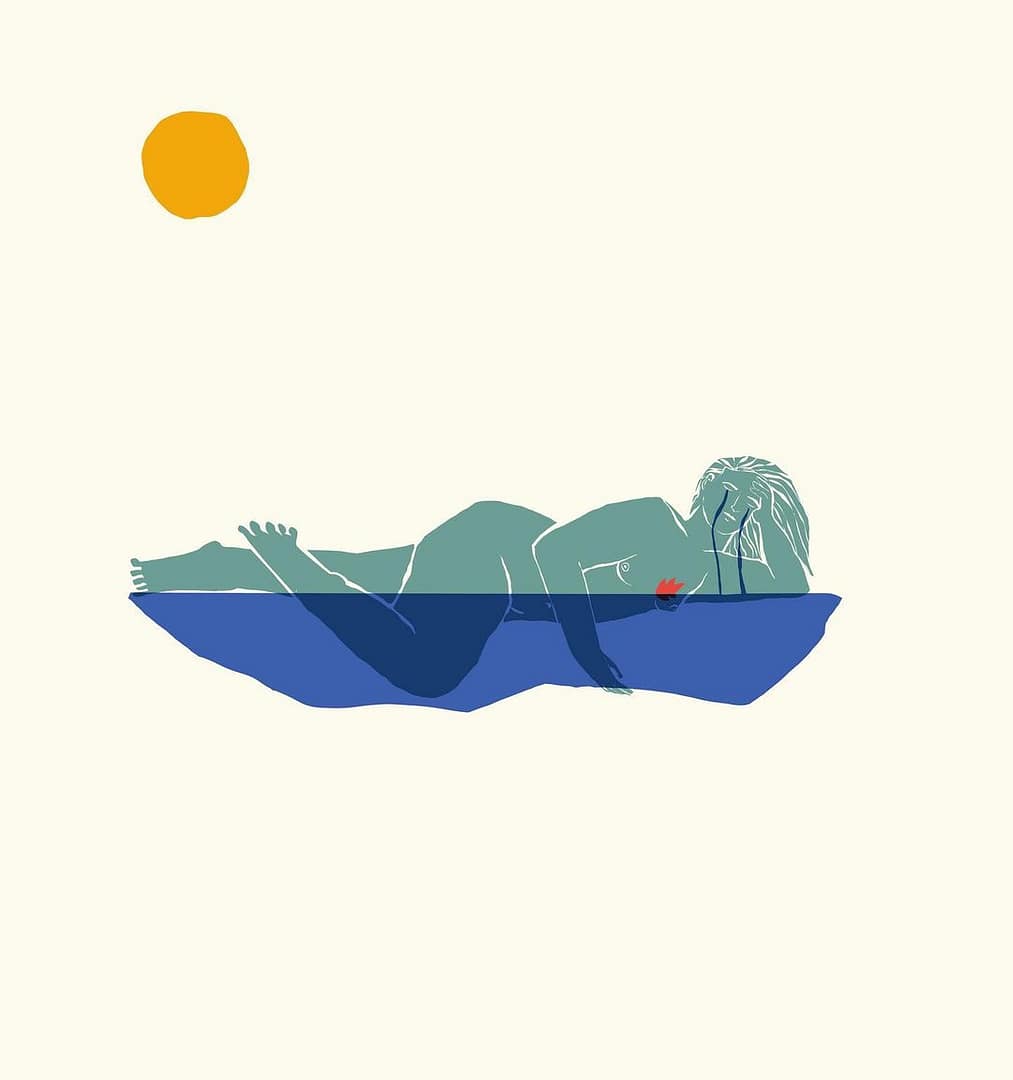 Modern illustrations, digital illustration from Barcelona artists created during COVID