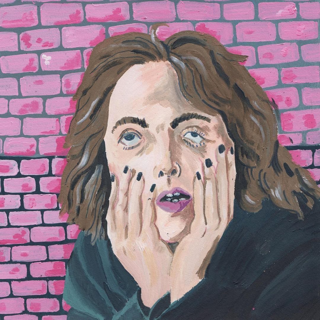 Clara S Prous punk paining, Barcelona artists, contemporary illustration