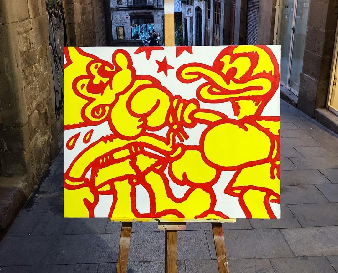 Sigo de Pie (original painting) PAAM X CINO - Image 2