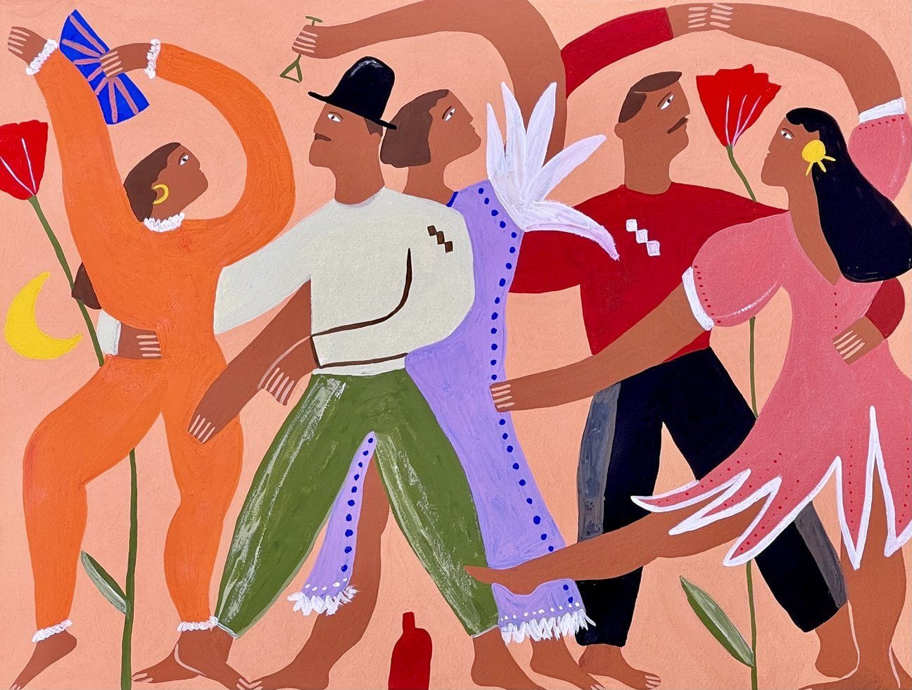 Missing los bailes Aida Faura original artwork