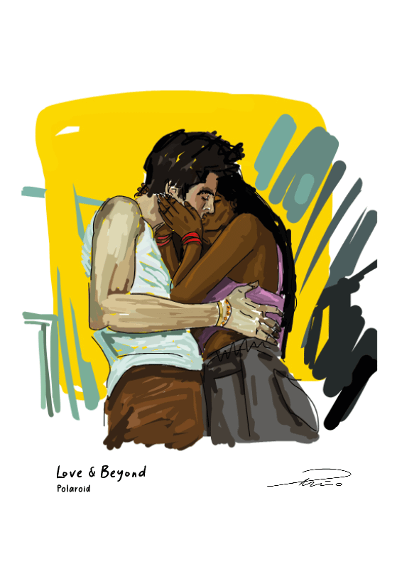 Polaroid, digital illustration by Pablo Peñalba