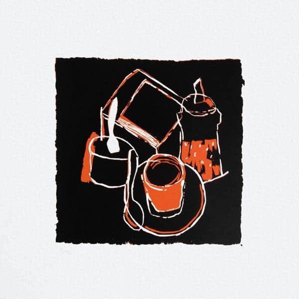 Dibujos sobre café, mesa