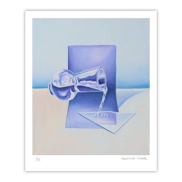 Agustina Fuster limited edition prints, affordable art in Barcelona, water art