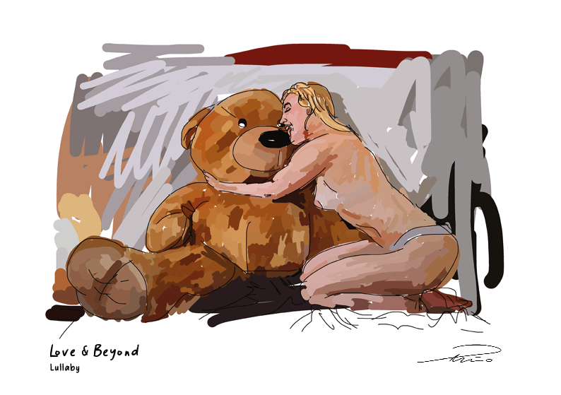 Lullaby digital illustration from Pablo Peñalba