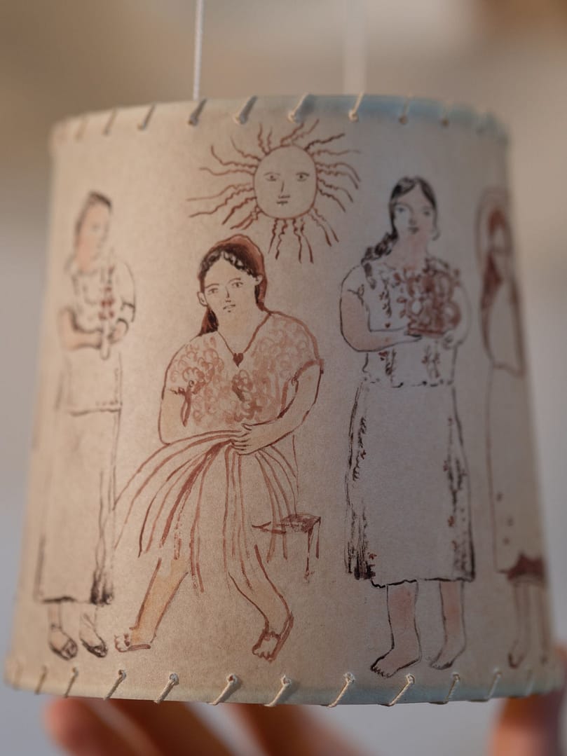 Rituals as human conversations - lamp shade II