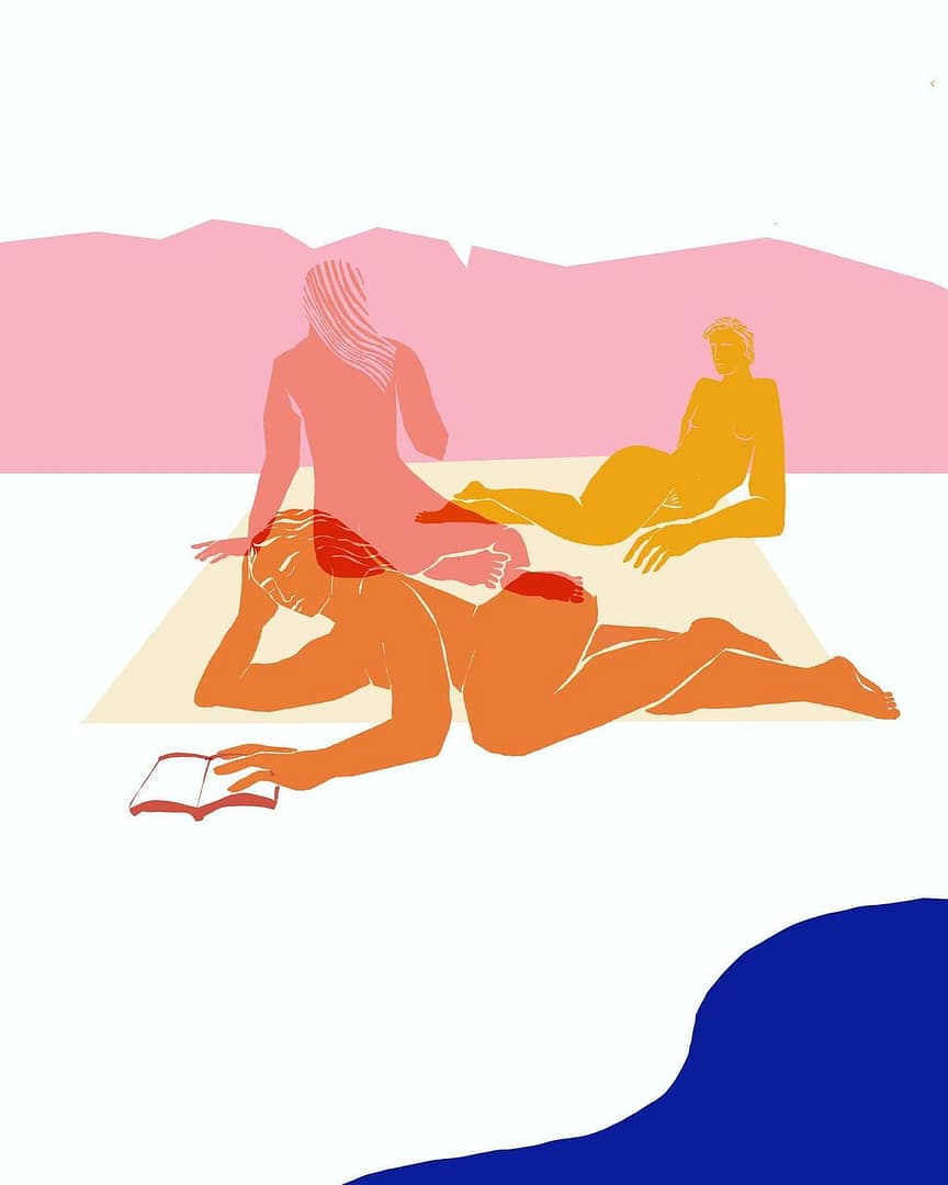 Dolomites illustration de Garoine artista de Barcelona parte de paam project