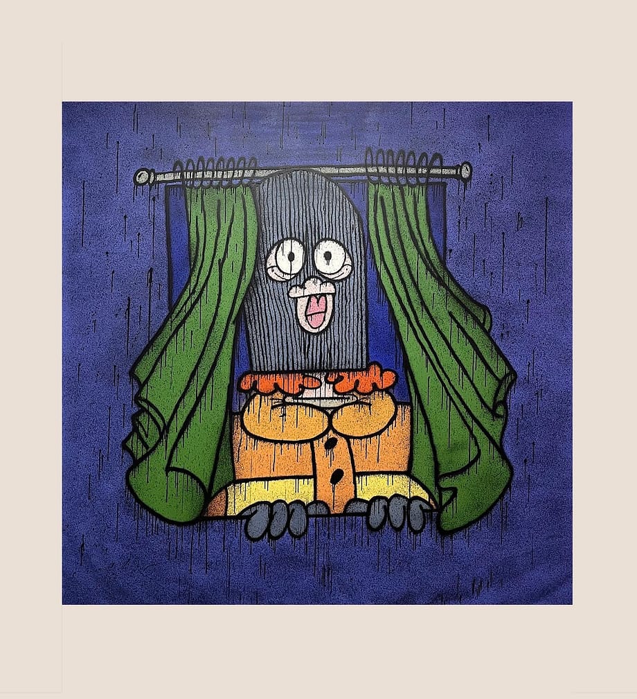 Vandal painting by Borneo Modofoker