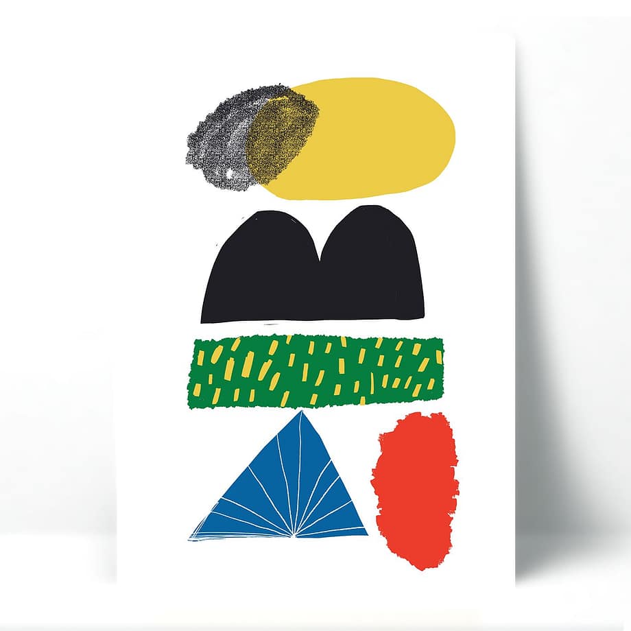 full ilustration by Camila García, abstract art